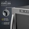 Schmecke 10-Bottle Thermoelectric Wine Cooler, Stainless Steel Freestanding Wine Fridge